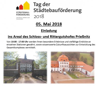 Einladung: Tag der Städtebauförderung im Areal Prießnitz