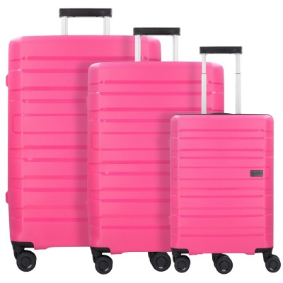 Polypropylen Kofferset 3-tlg in Pink - von travelite