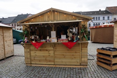 2. Advent  Alpaka-Wollstübl auf Rochlitzer Weihnachtsmarkt